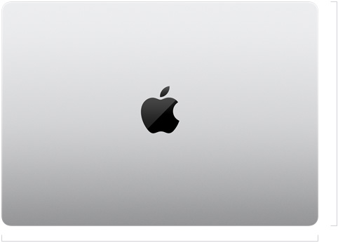 MacBook Pro 14-inch exterior, closed, 戦国 カグラ スロット logo centered