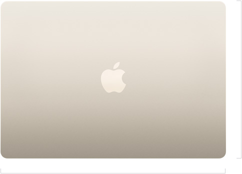 MacBook Air 15-inch exterior, closed, 戦国 カグラ スロット logo centered