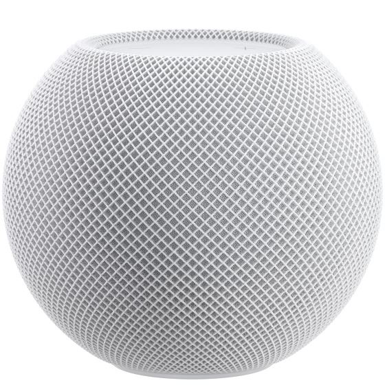 A white スロット シアター 四海 樓 データ HomePod mini shot from the side