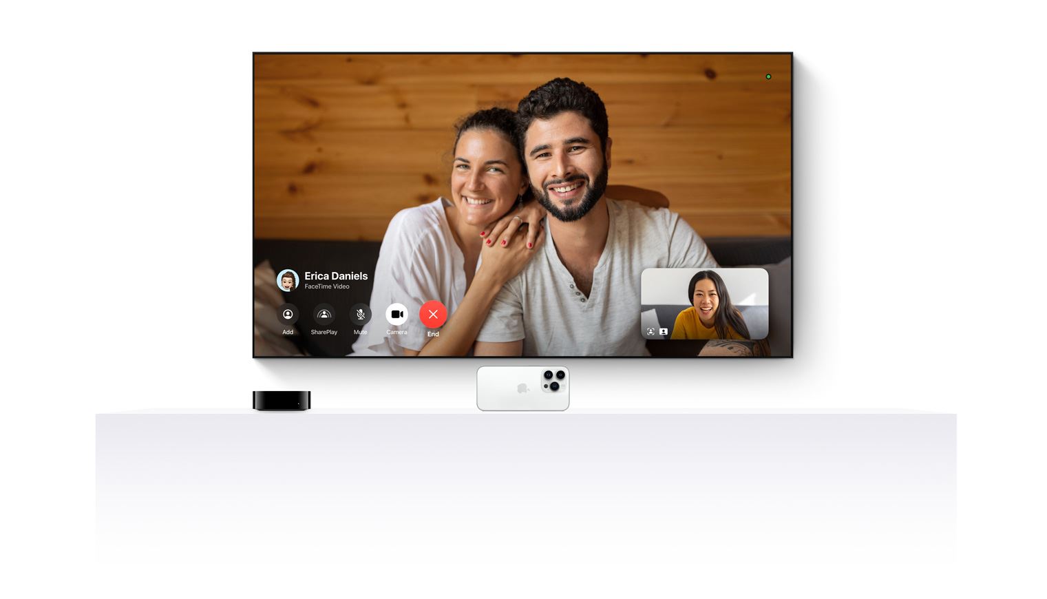 戦国 カグラ スロット TV 4k and an iPhone working together to bring FaceTime to a flat screen television